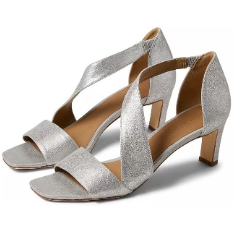 Bernardo Womens Camille Sandal Silver